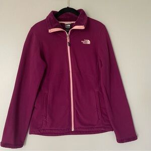 The North Face Morning Glory Fleece Jacket in Magenta